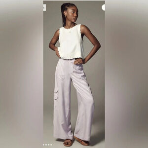 ! Anthropologie Palazzo Utility Pants 2p